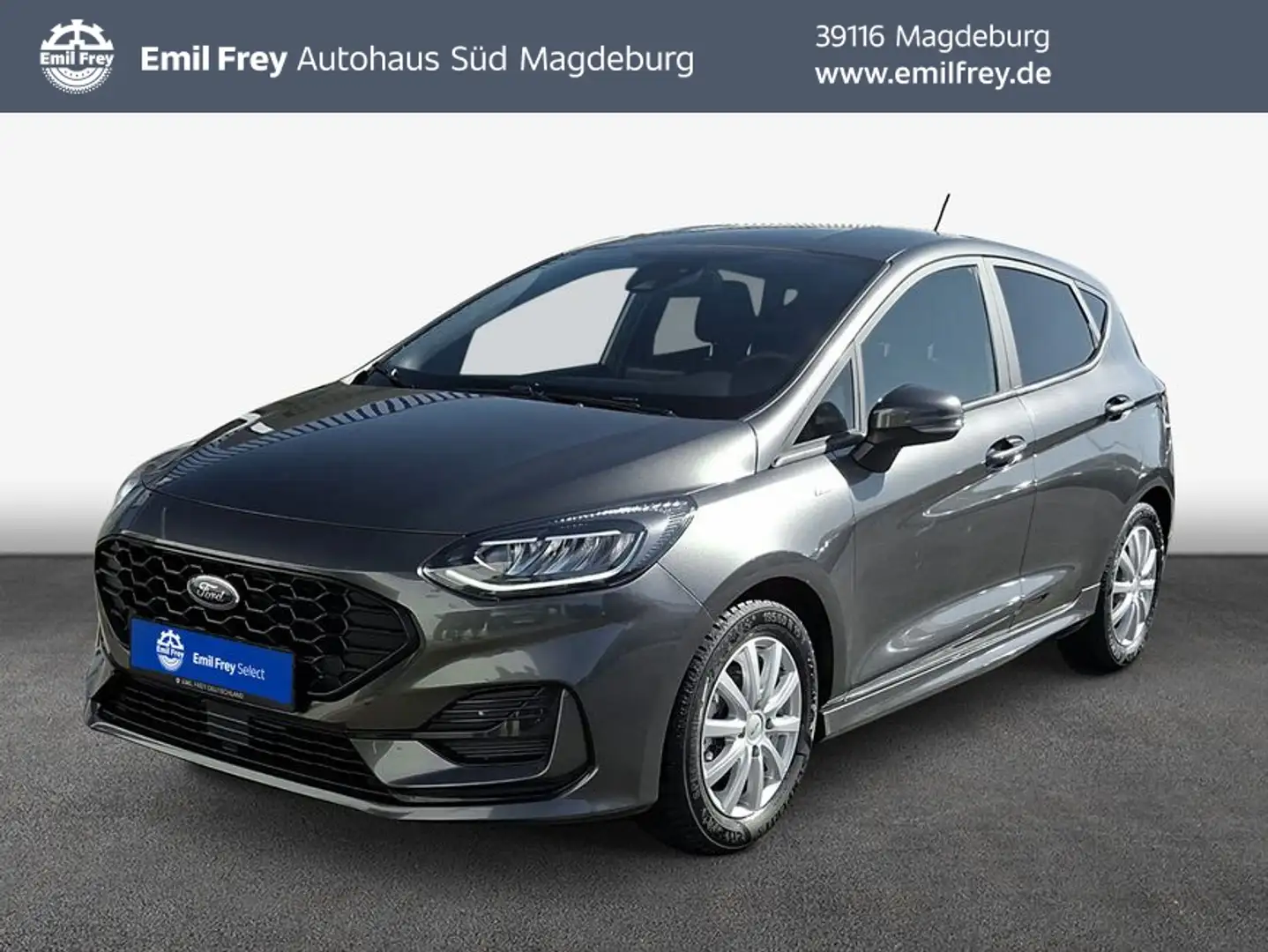 Ford Fiesta 1.0 EcoBoost Hybrid S&S ST-LINE X Grau - 1