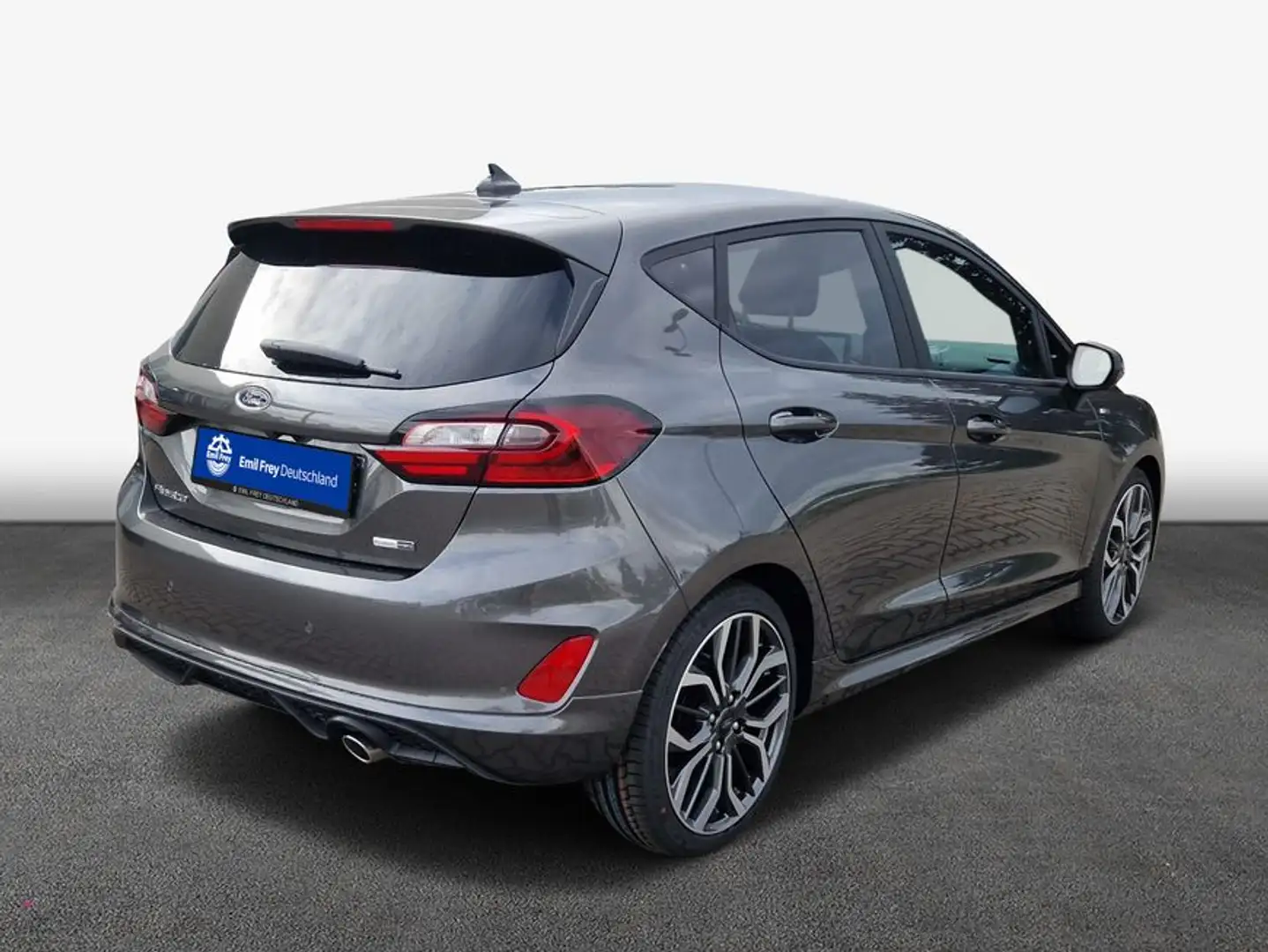 Ford Fiesta 1.0 EcoBoost Hybrid S&S ST-LINE X Gris - 2