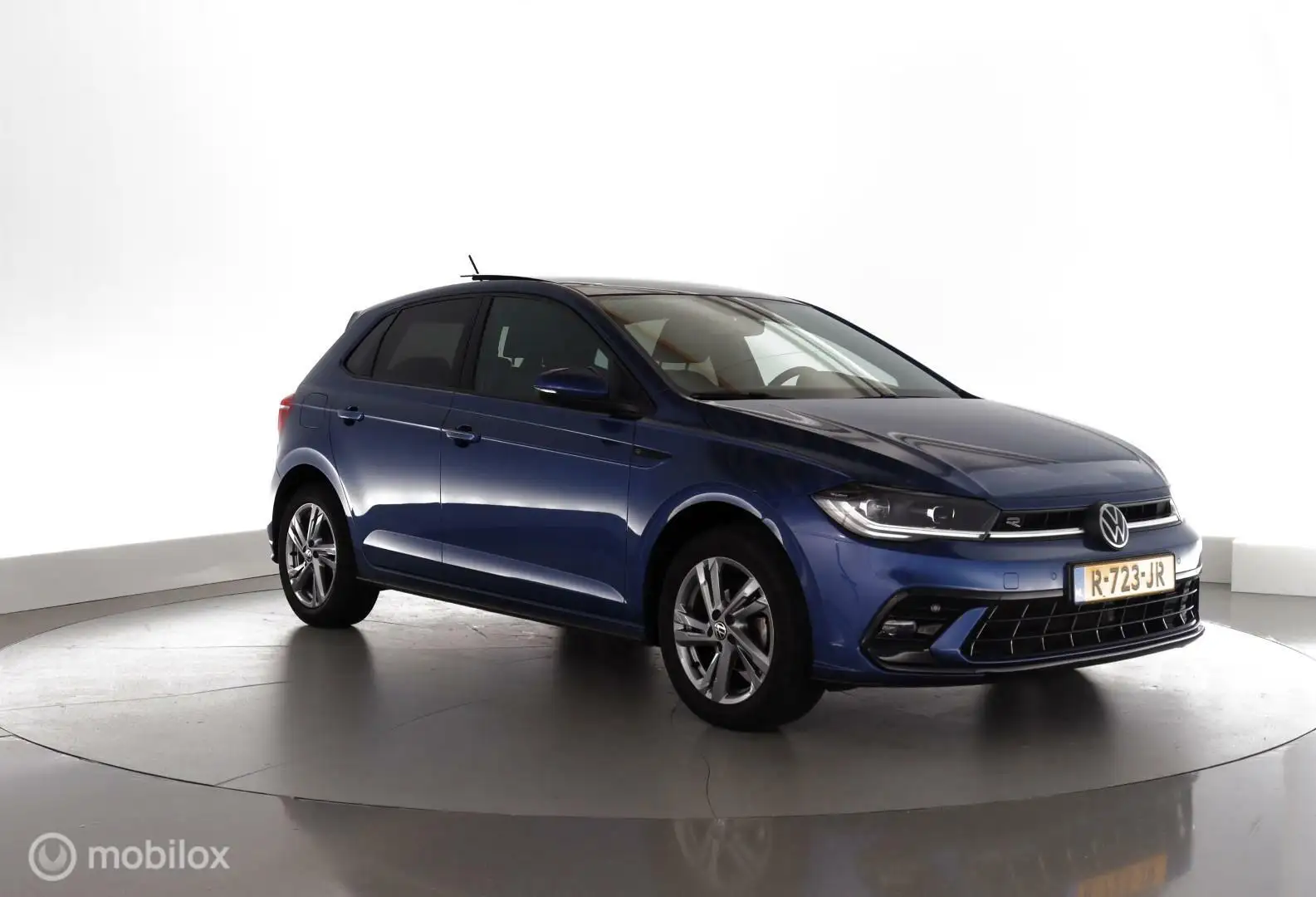 Volkswagen Polo 1.0 TSI R-Line pano|IQ-led|nav|cam|dab|acc|lmv16 Bleu - 2