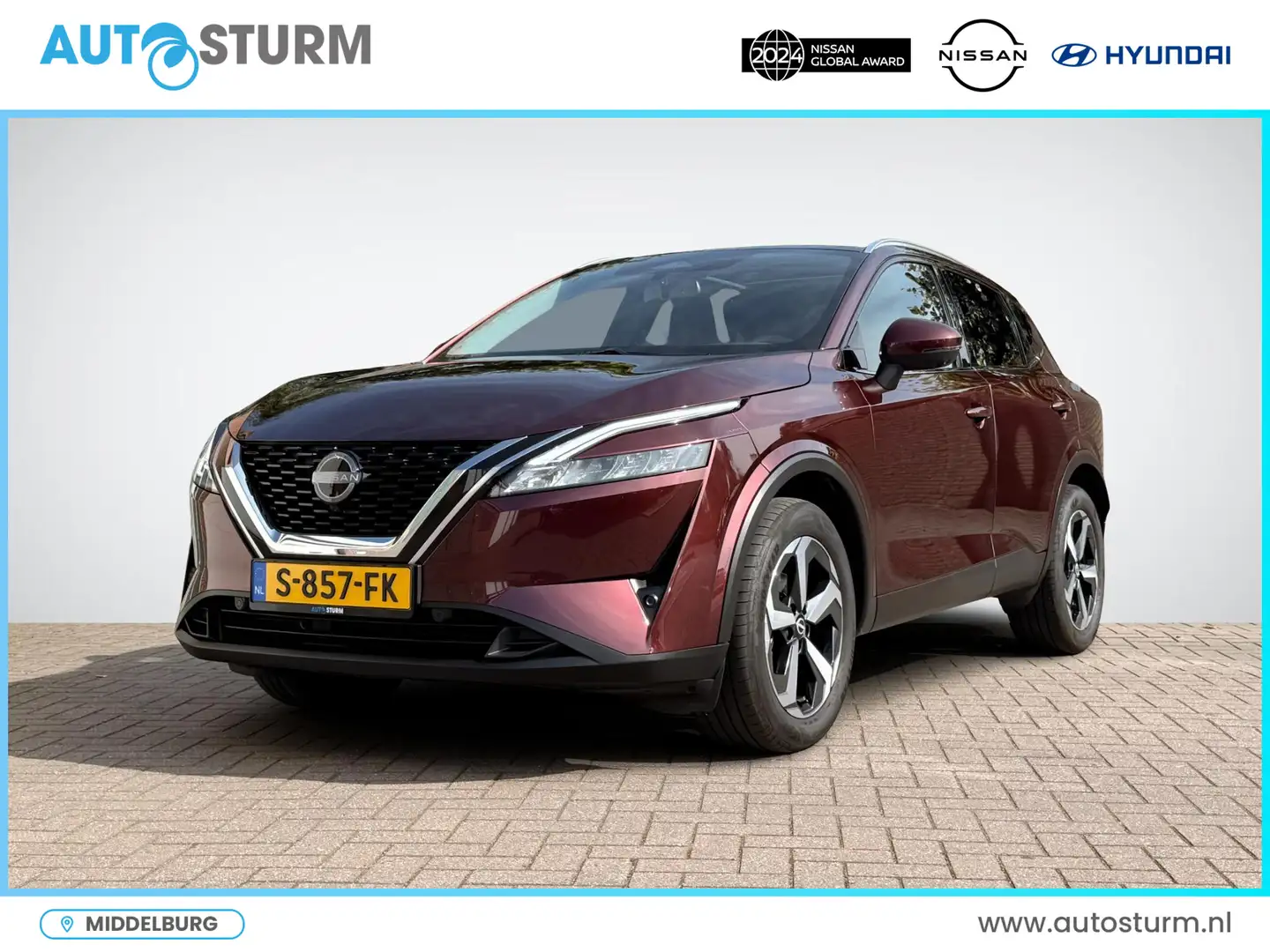 Nissan Qashqai 1.3 MHEV N-Connecta Design Pack | Trekhaak | Panor Rot - 1