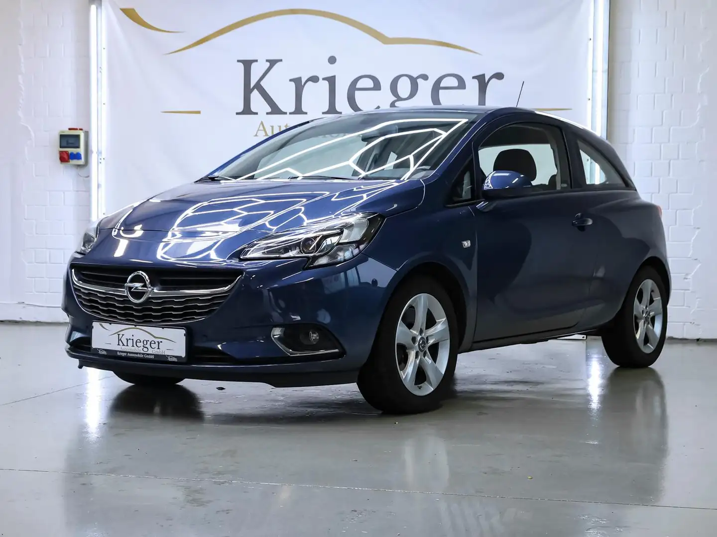 Opel Corsa 1.4 16V Turbo*SITZHZG*PDC*KLIMAAUTO* Blau - 1