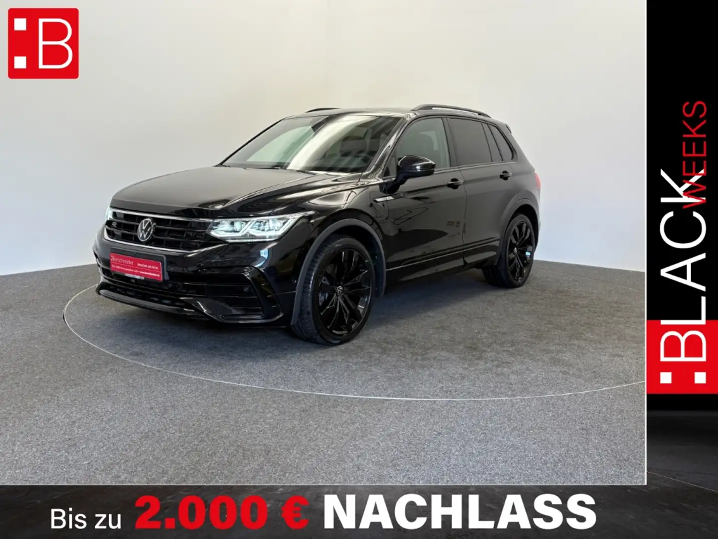 Volkswagen Tiguan 2.0 TDI DSG 4Mo. R-Line BLACK-STYLE DIGITAL COCKPI Schwarz - 1