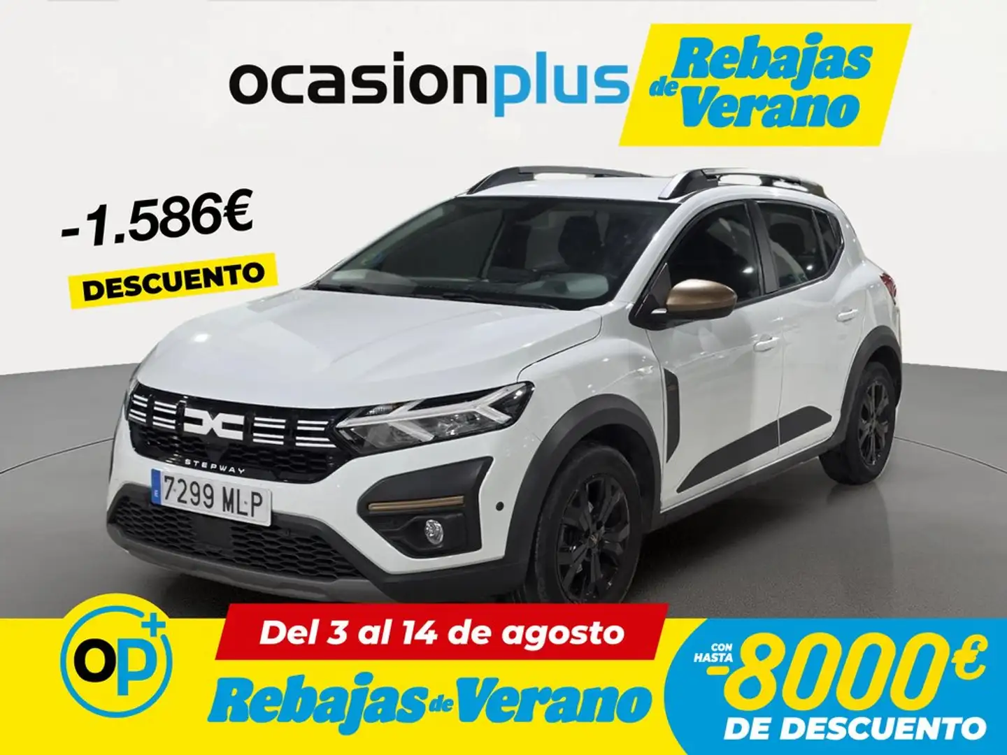 Dacia Sandero Stepway ECO-G Extreme Go 74kW Blanco - 1