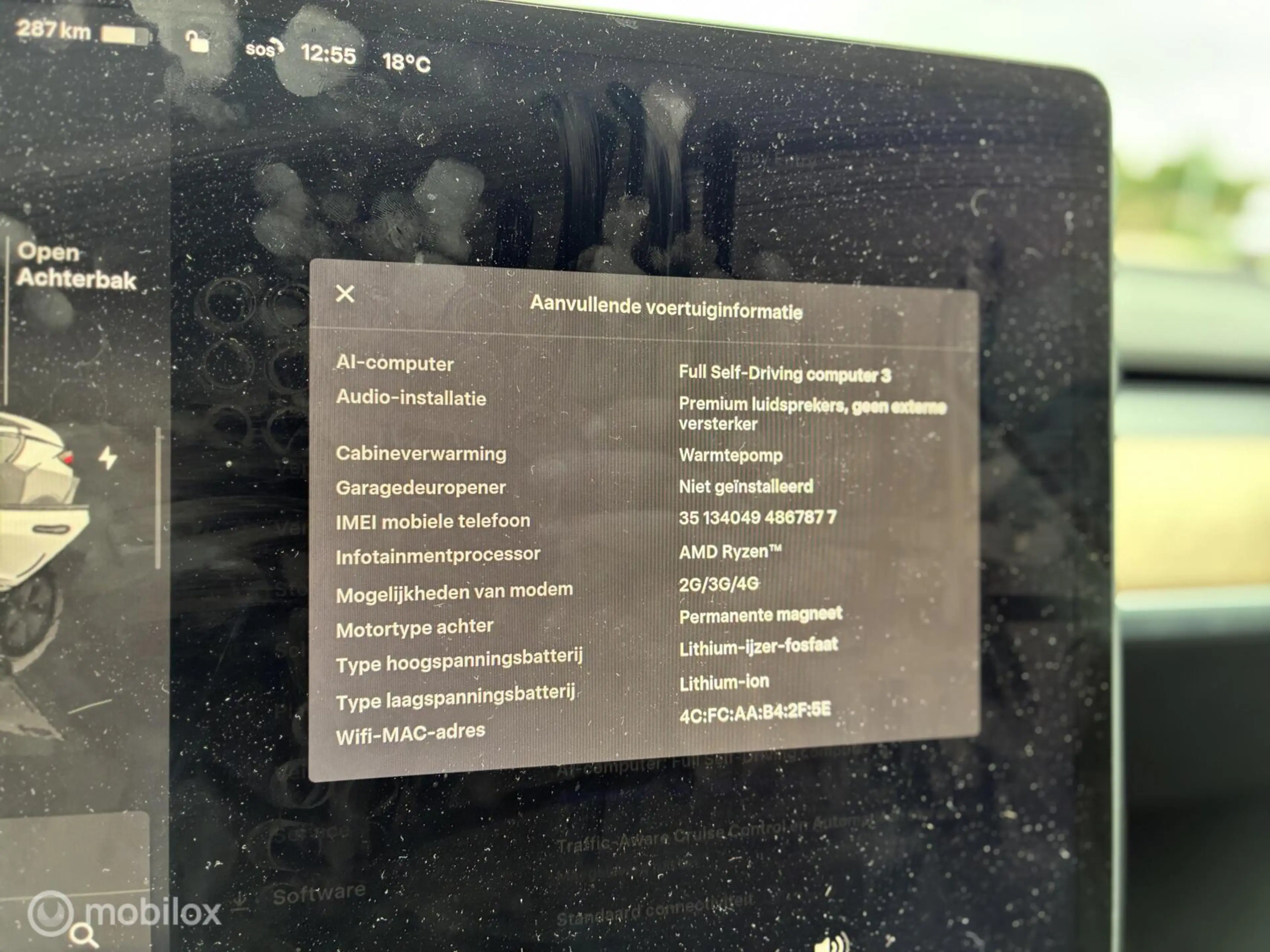 Tesla Model 3 RWD 60 kWh LFP | SOH 88,5% MOBA | Ryzen | Warmtepo — photo 22
