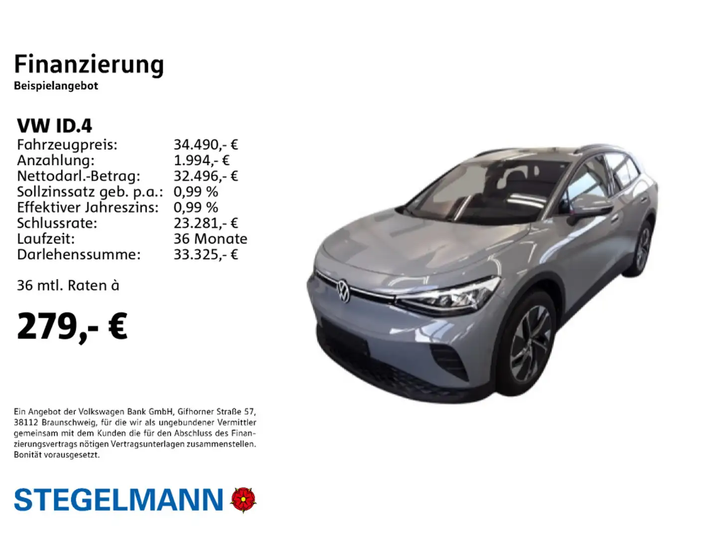Volkswagen ID.4 Pure Performance 125kW/52kWh *LED*Kamera*Na Grau - 2