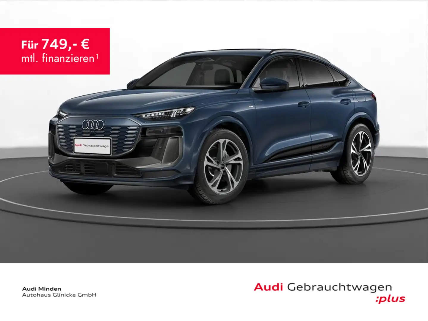 Audi Q6 e-tron performance AHK Pano LED LM Blau - 1