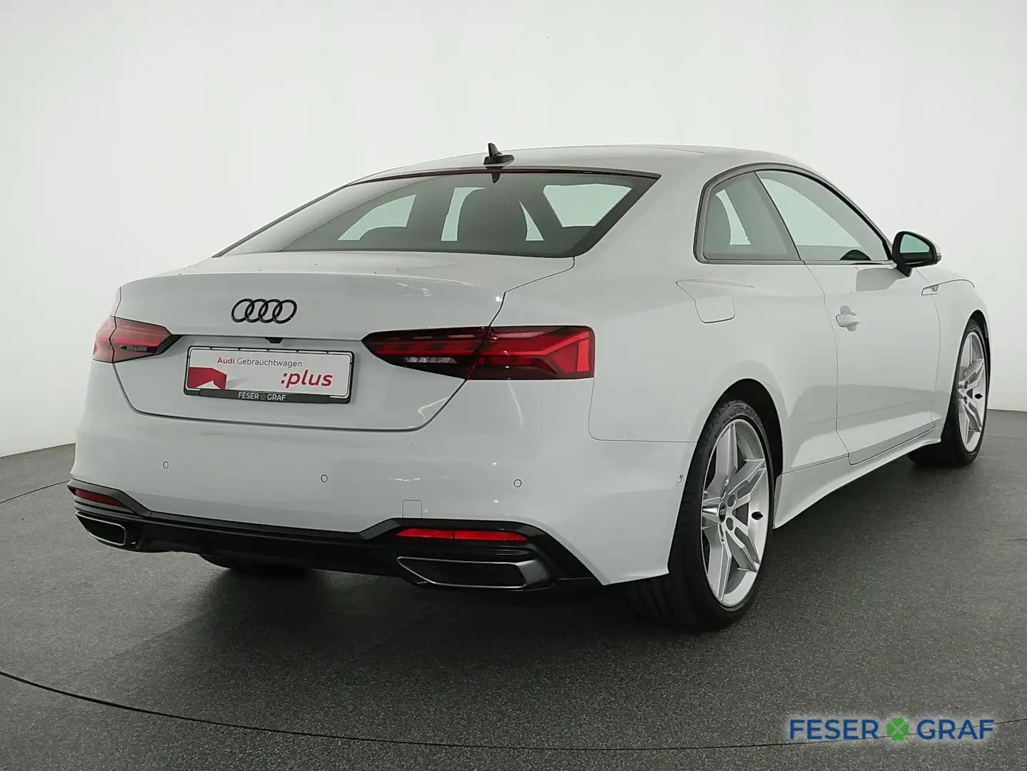 Audi A5 Coupé 50 TDI S Line Ext Pano,Kameras,Leder,Matrix, Weiß - 2
