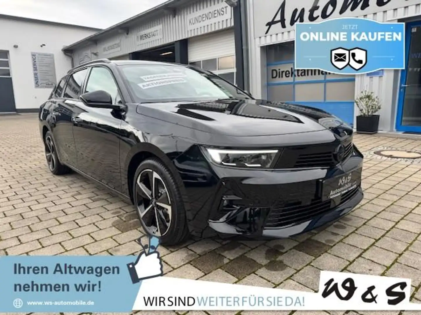 Opel Astra L ST 1.2 Turbo Aut. GS *Schiebed.*Matrix* Schwarz - 1