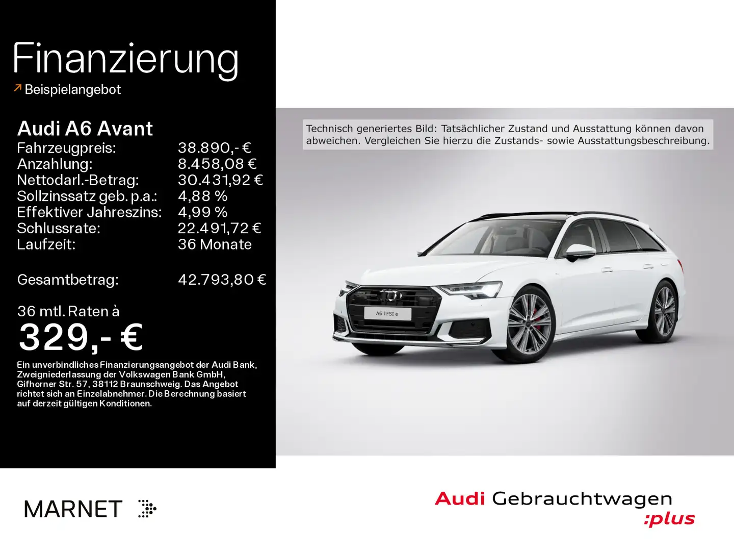Audi A6 TFSI e Sport quattro S line*Navi*Matrix Weiß - 1