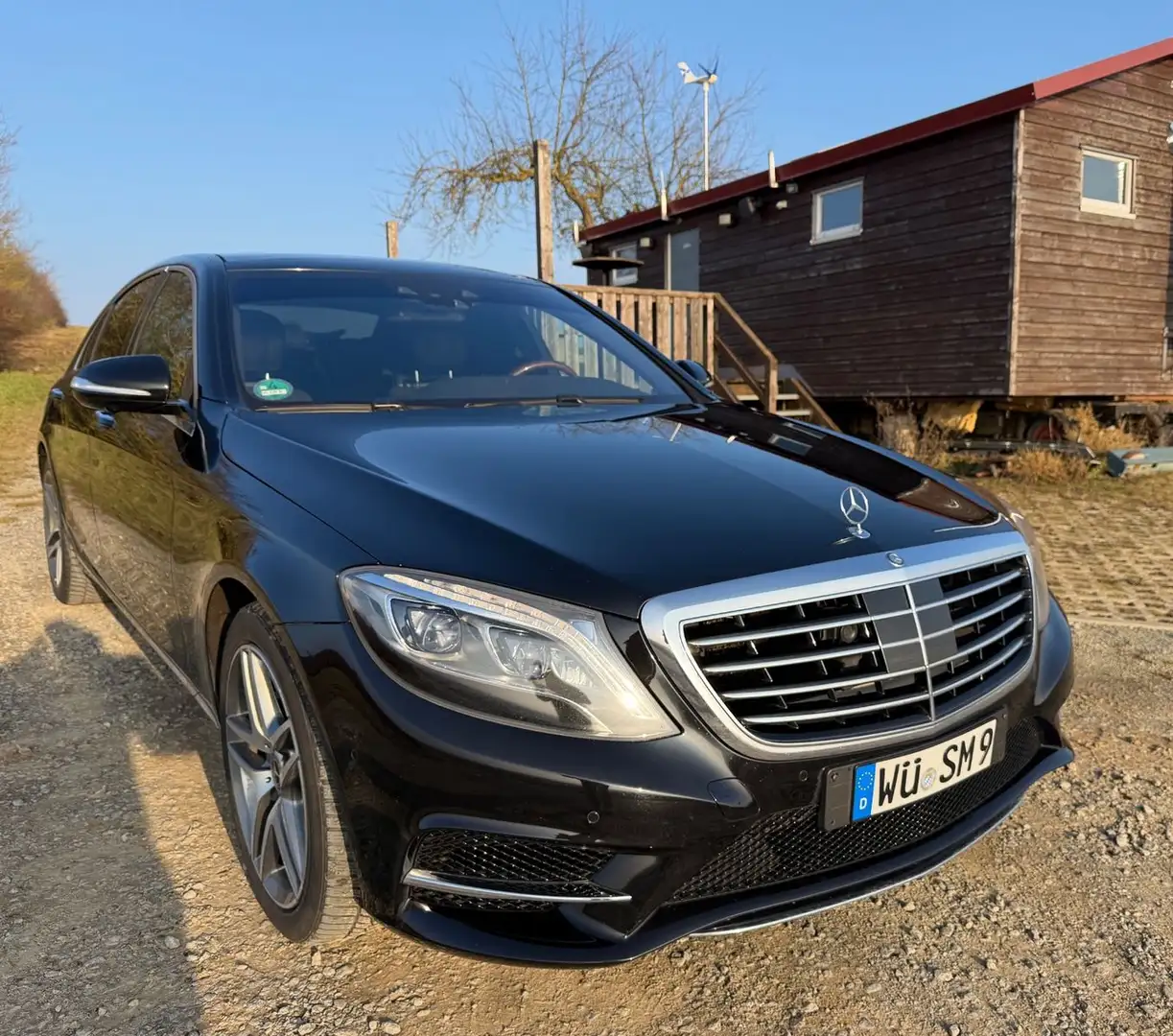 Mercedes-Benz S 350 d Lang Chauffer Panorama VOLL Langstrecke Schwarz - 2