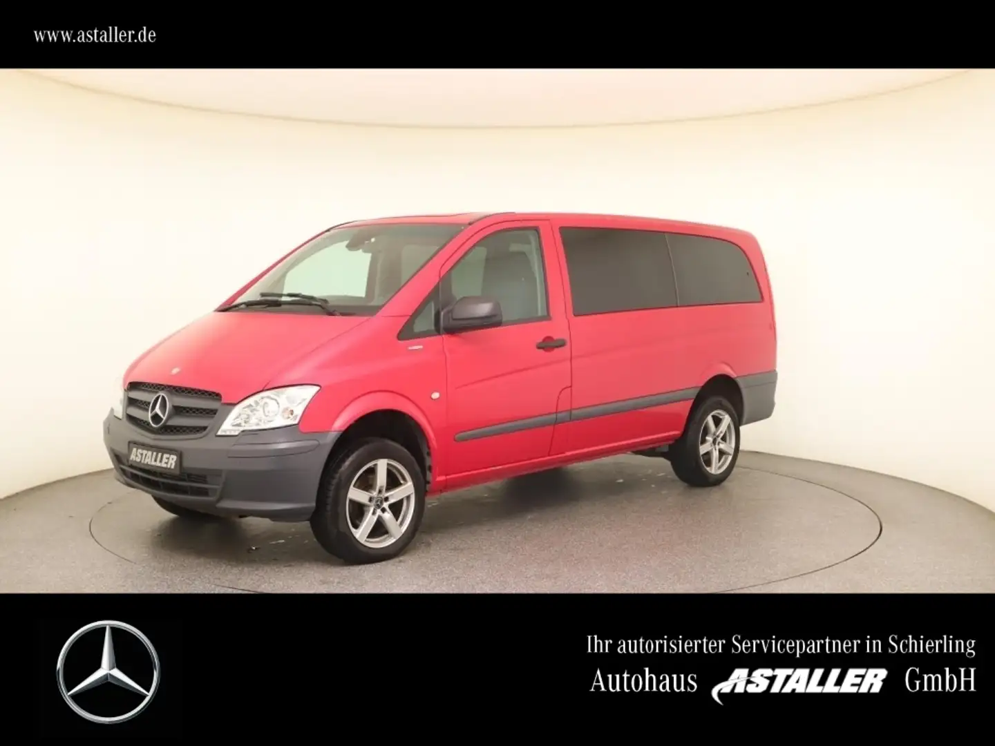 Mercedes-Benz Vito 116 CDI 4x4 Kombi Lang Xenon+AHK+Comand+Sthzg Rouge - 1