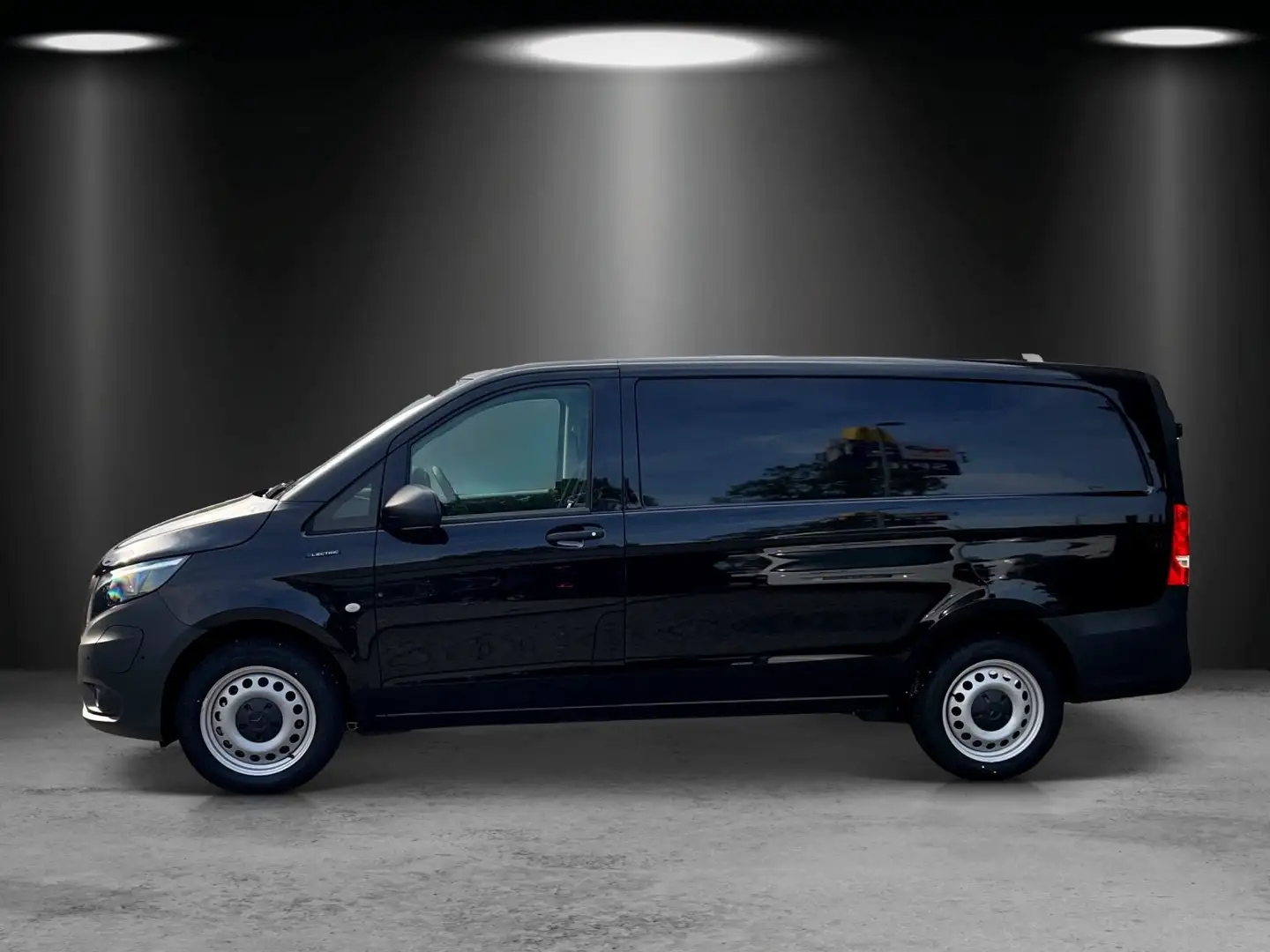 Mercedes-Benz eVito 112 KA/L 3Sitze Klima Shz DAB Kamera Tempo Zwart - 2