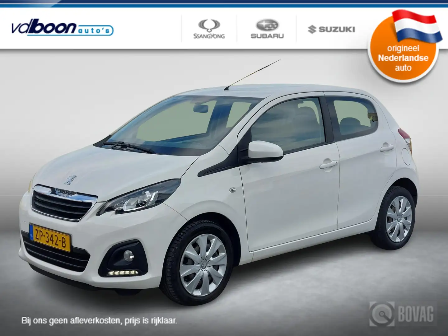 Peugeot 108 1.0 e-VTi Active AIRCO | NL-auto | rijklaarprijs ! Wit - 1