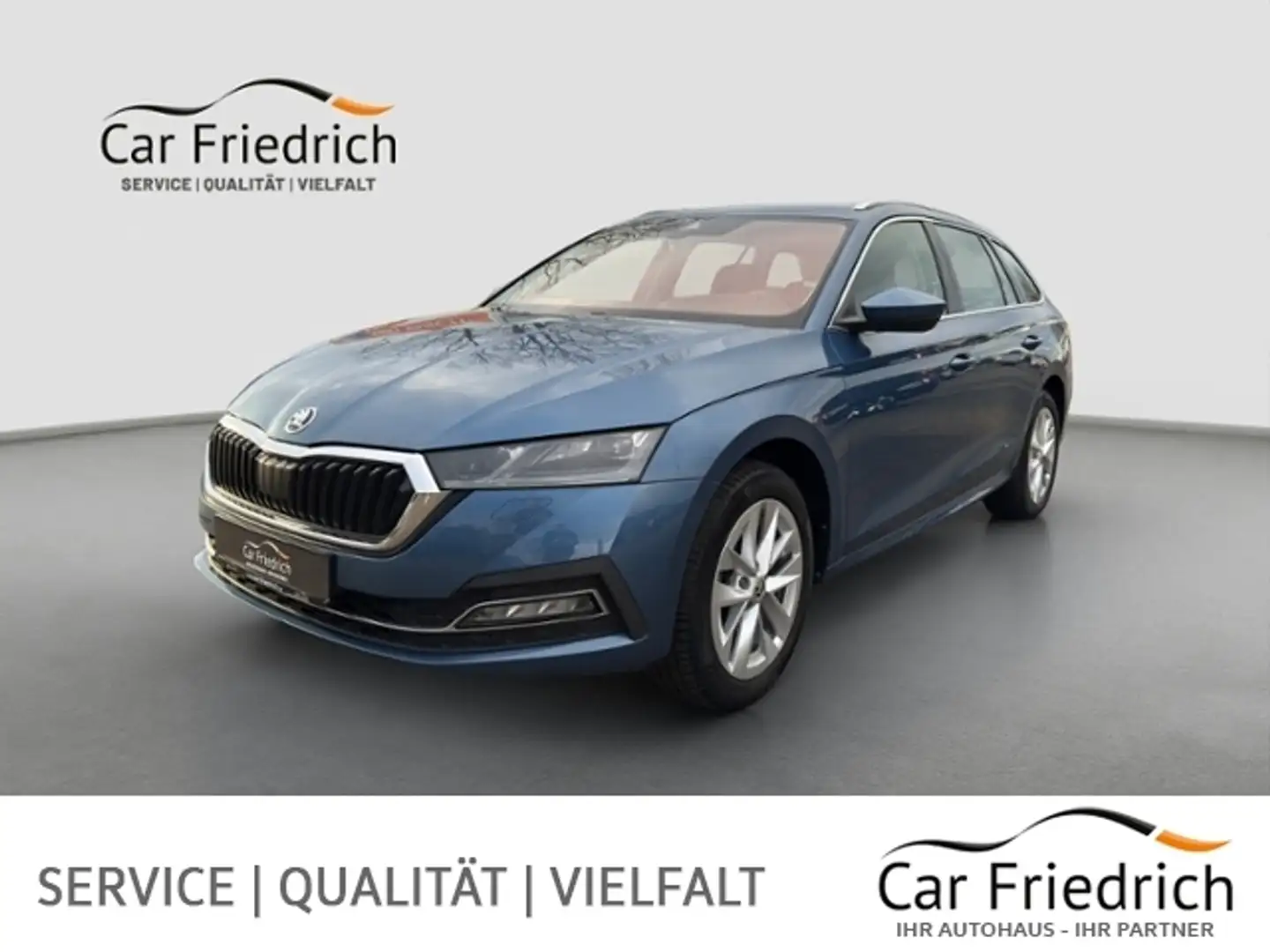 Skoda Octavia Combi 2.0 TDI DSG Style AHK/StHz/LED Bleu - 1