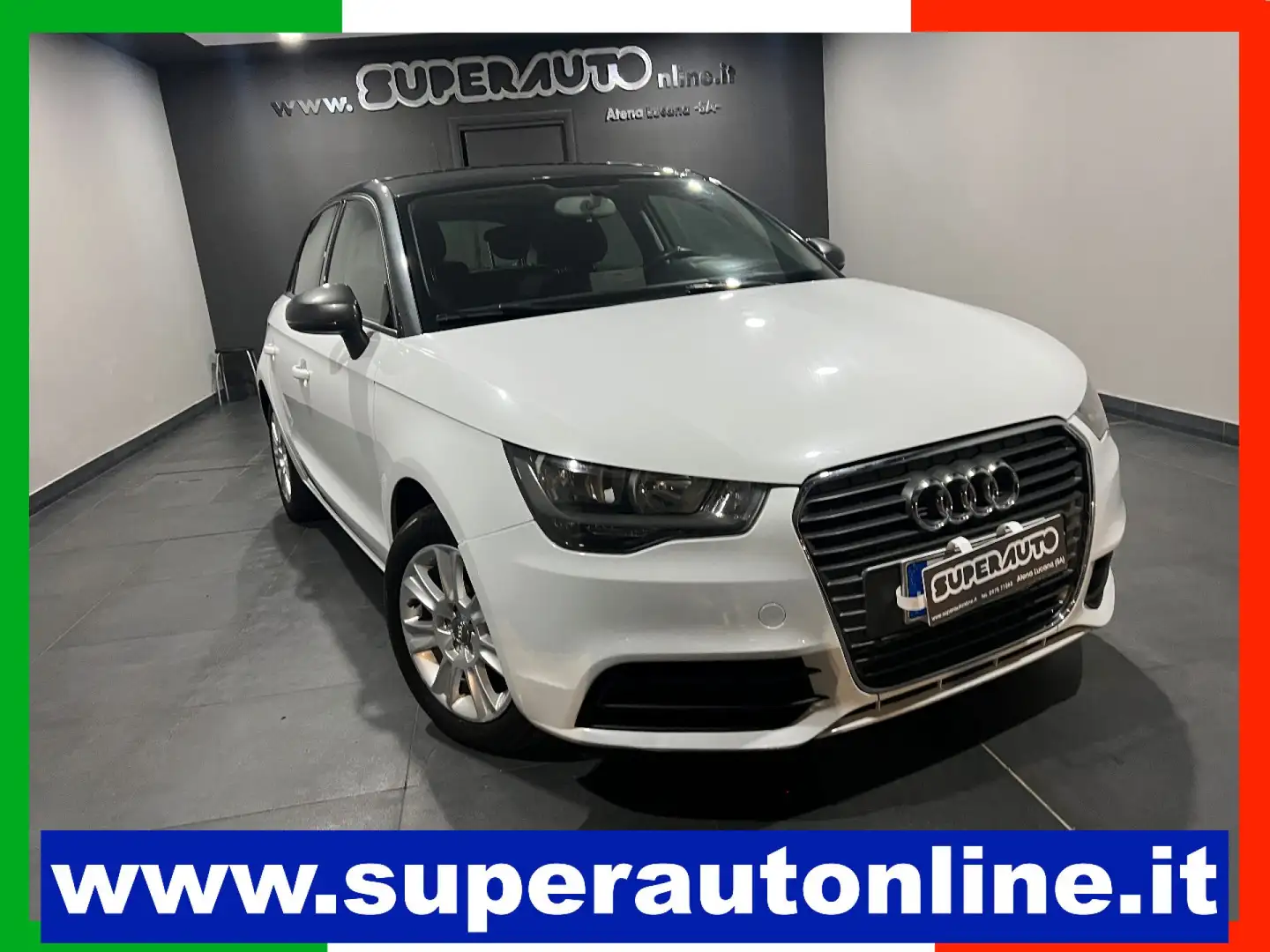 Audi A1 SPB 1.6 TDI 90 cv UNICA PROPRIETARIA Blanc - 1