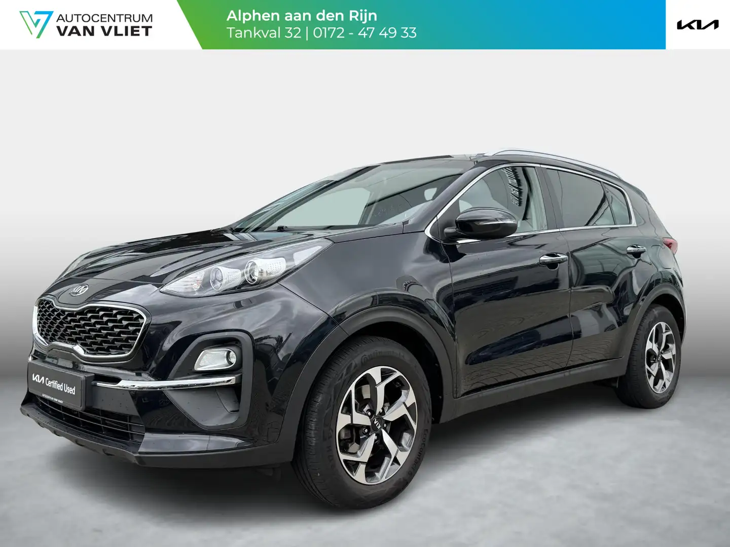 Kia Sportage 1.6 GDI DynamicLine | Lage Kilometerstand | 1e Eig Zwart - 1