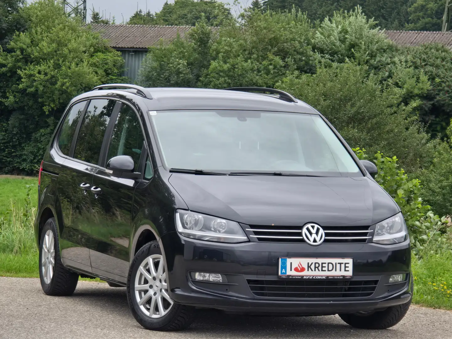 Volkswagen Sharan Top* Kredit* Tempomat* PDC* Sitzheizung* Gepflegt* Negro - 2