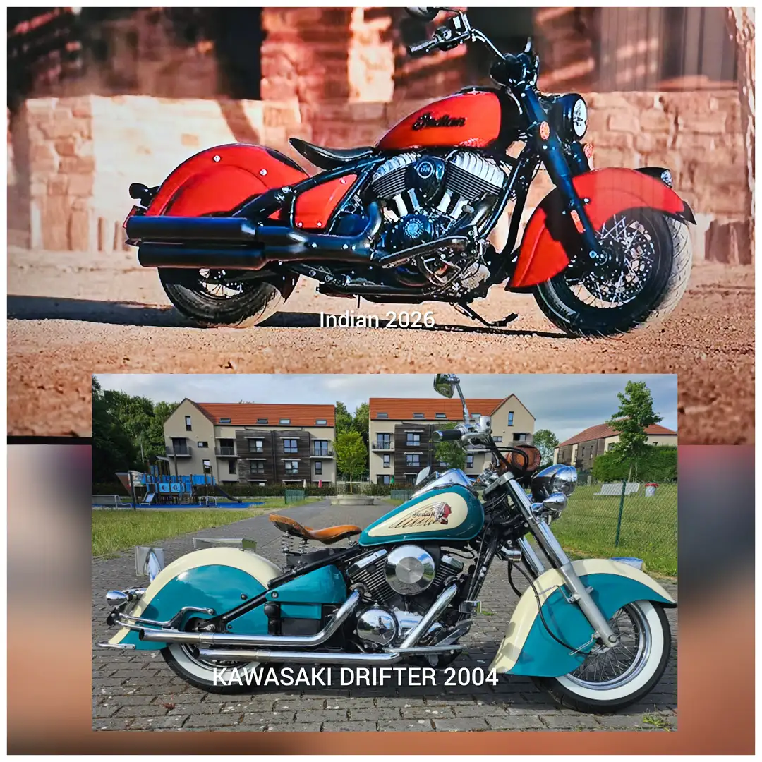 Kawasaki VN 800 DRIFTER Verde - 1