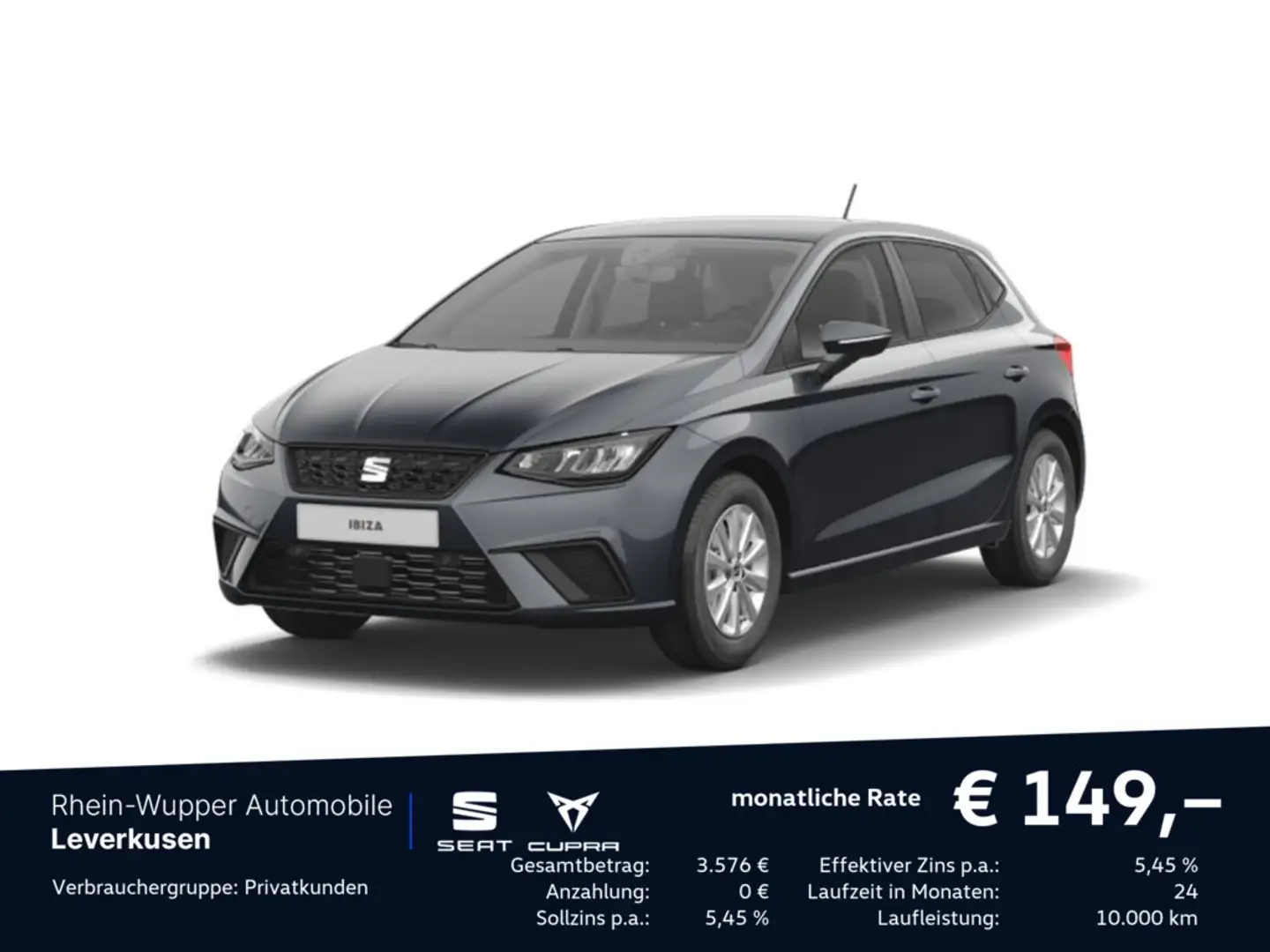 SEAT Ibiza Road Edition DSG VIRT LED KAM SHZ PDC Gris - 1
