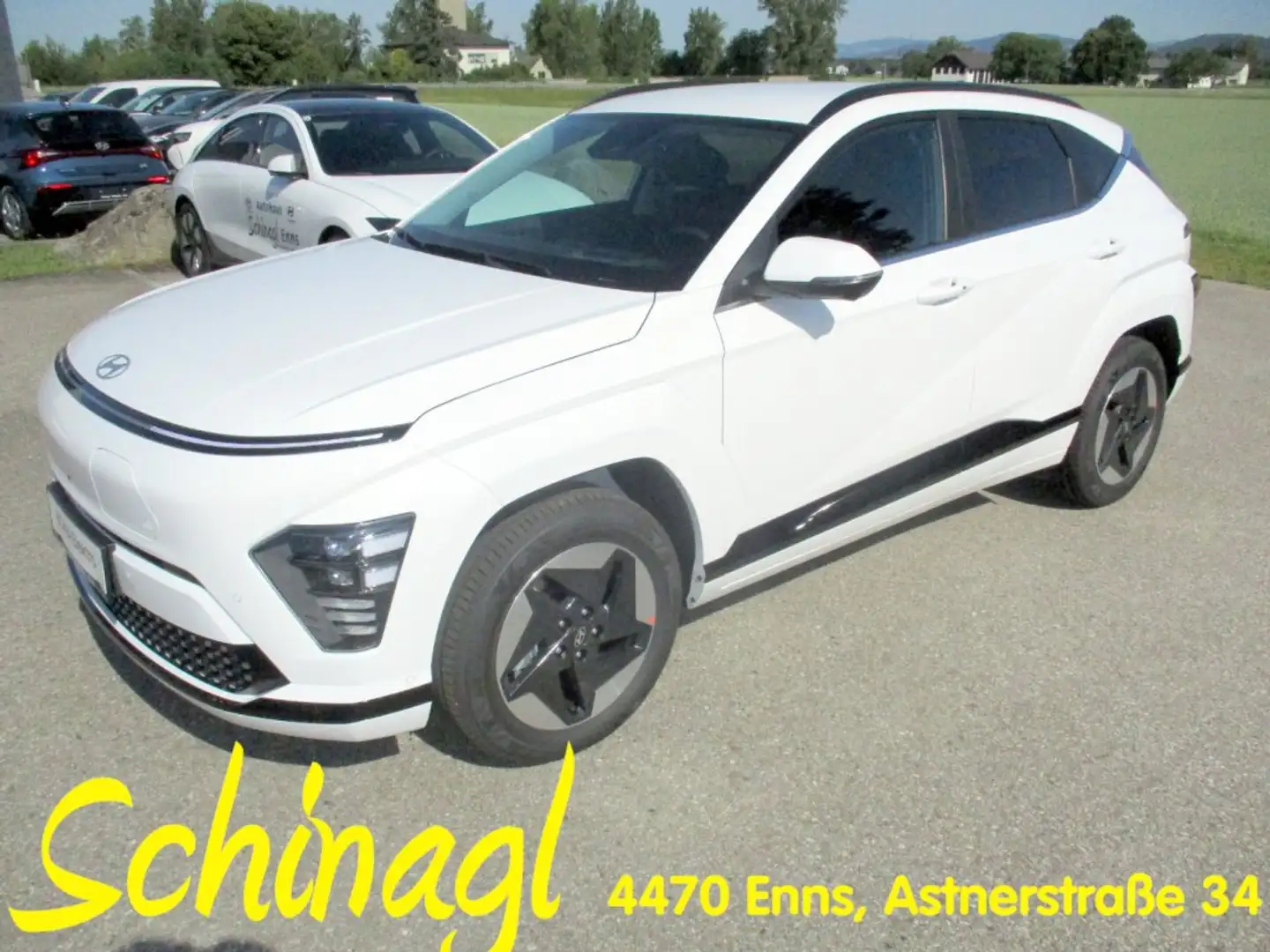 Hyundai KONA EV (SX2) Comfort Line 64,8 kWh k7ec2 Weiß - 1
