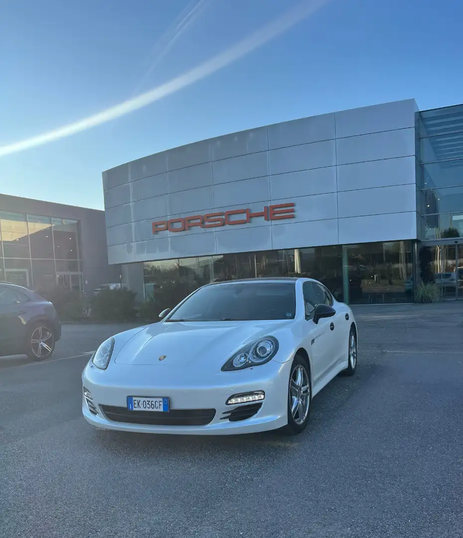 Porsche Panamera 3.0 diesel 250 CV ! NO SUPERBOLLO! BIANCO PERLATO Negru - 1