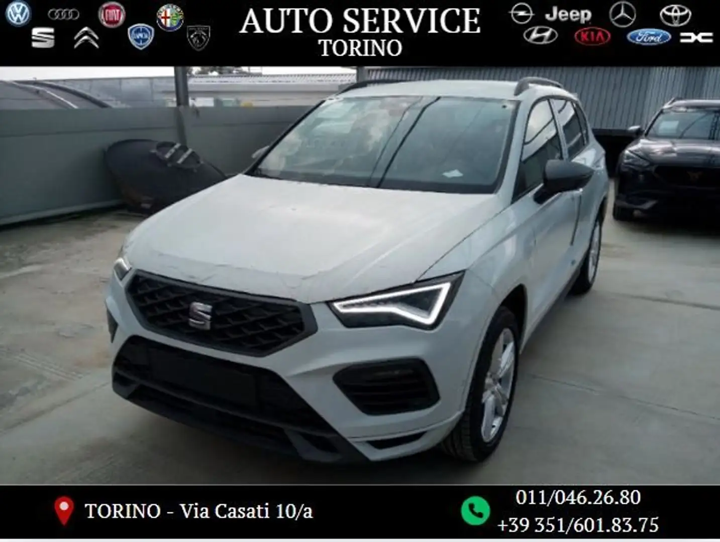 SEAT Ateca Ateca 2.0 tdi FR 150cv dsg Bianco - 1