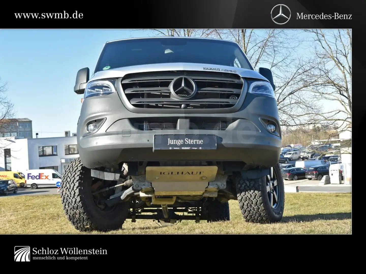 Mercedes-Benz Sprinter 317 Tourer IGLHAUT 4x4 Offroad LED*MBUX Silver - 2