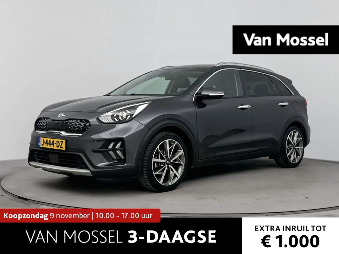 Kia Niro 1.6 GDi Hybrid DynamicPlusLine | Climat control | Grijs - 1