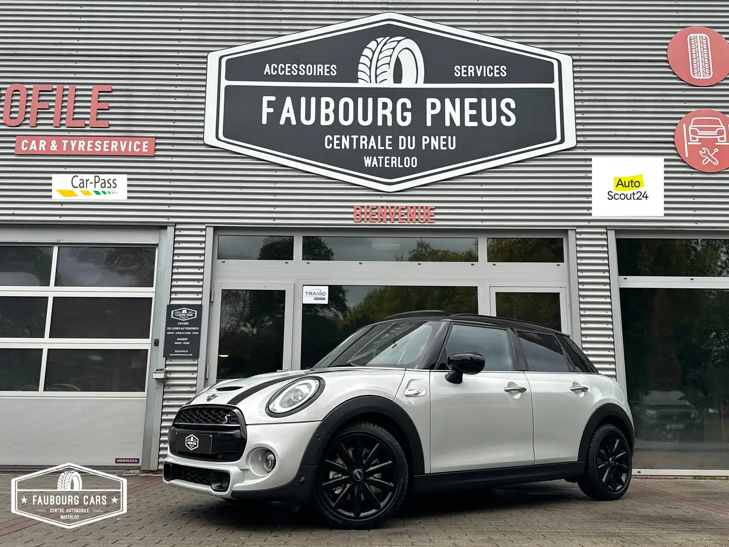 MINI Cooper S *1-PROPRIETAIRE/1-OWNER*TVA-21%-VAT*FULL+OP+HISTO* Gris - 1