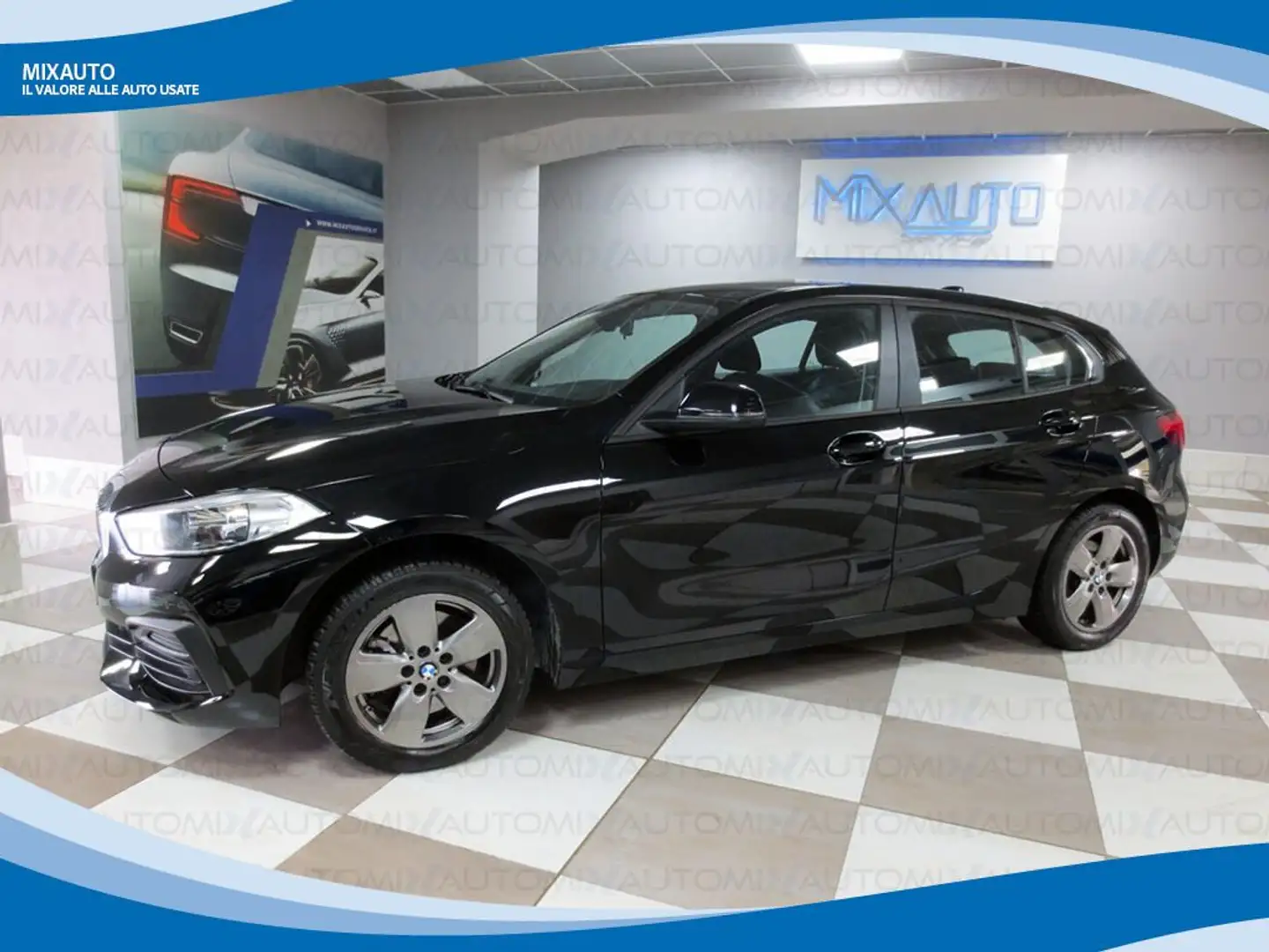 BMW 116 D 5 Porte Advantage AUT EU6 Nero - 1