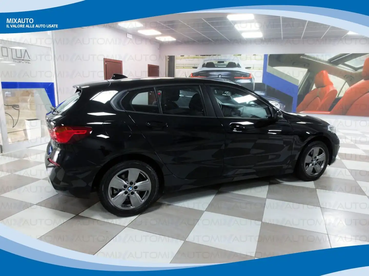 BMW 116 D 5 Porte Advantage AUT EU6 Nero - 2