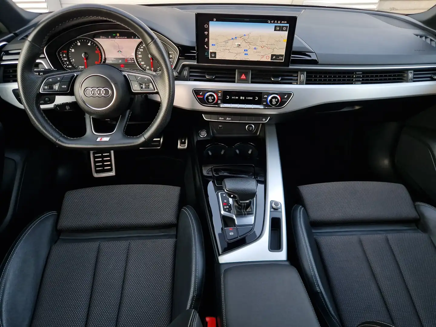 Audi A4 Avant 35 TDI S-Tronic, 3x S-LINE, Matrix, AHK!!! Gris - 2