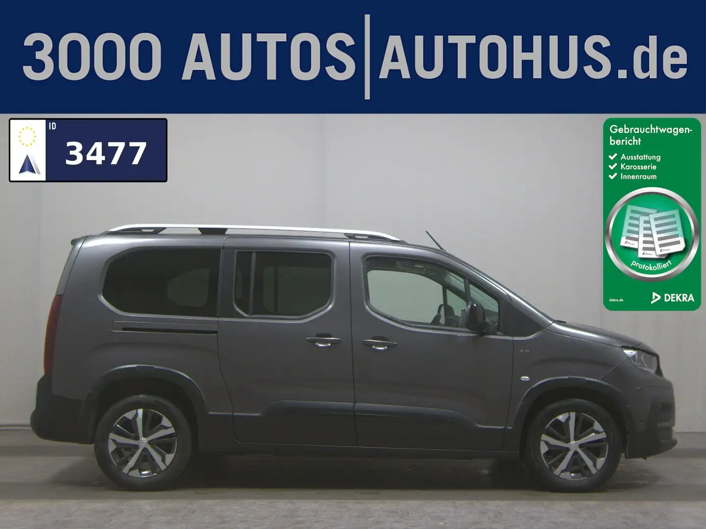 Peugeot Rifter 1.2 PureTech L2 Allure Navi RfK Shz Tempo Grau - 1