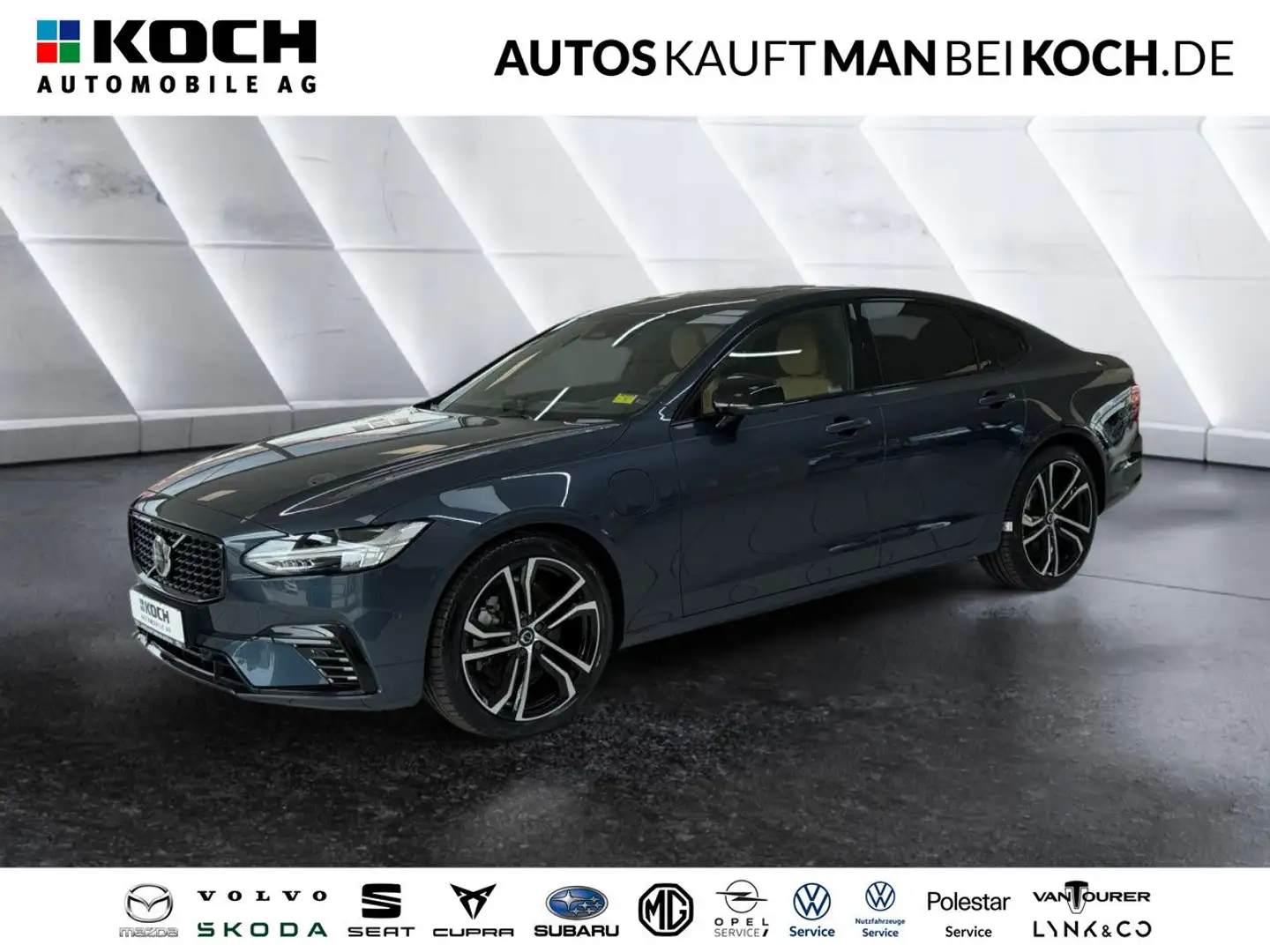 Volvo S90 T8 Plug-In AWD Ultimate Dark HIGH- END Navi Blau - 1
