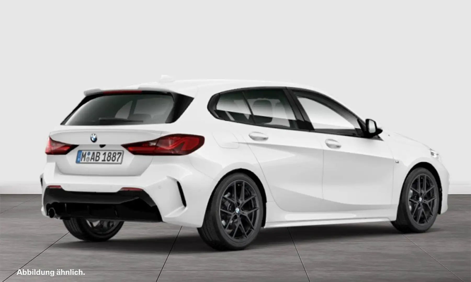 BMW 118 i M Sport Navi+Hifi+LED+KZG+SHZ+LHZ+DAB+Klimaautom Weiß - 2