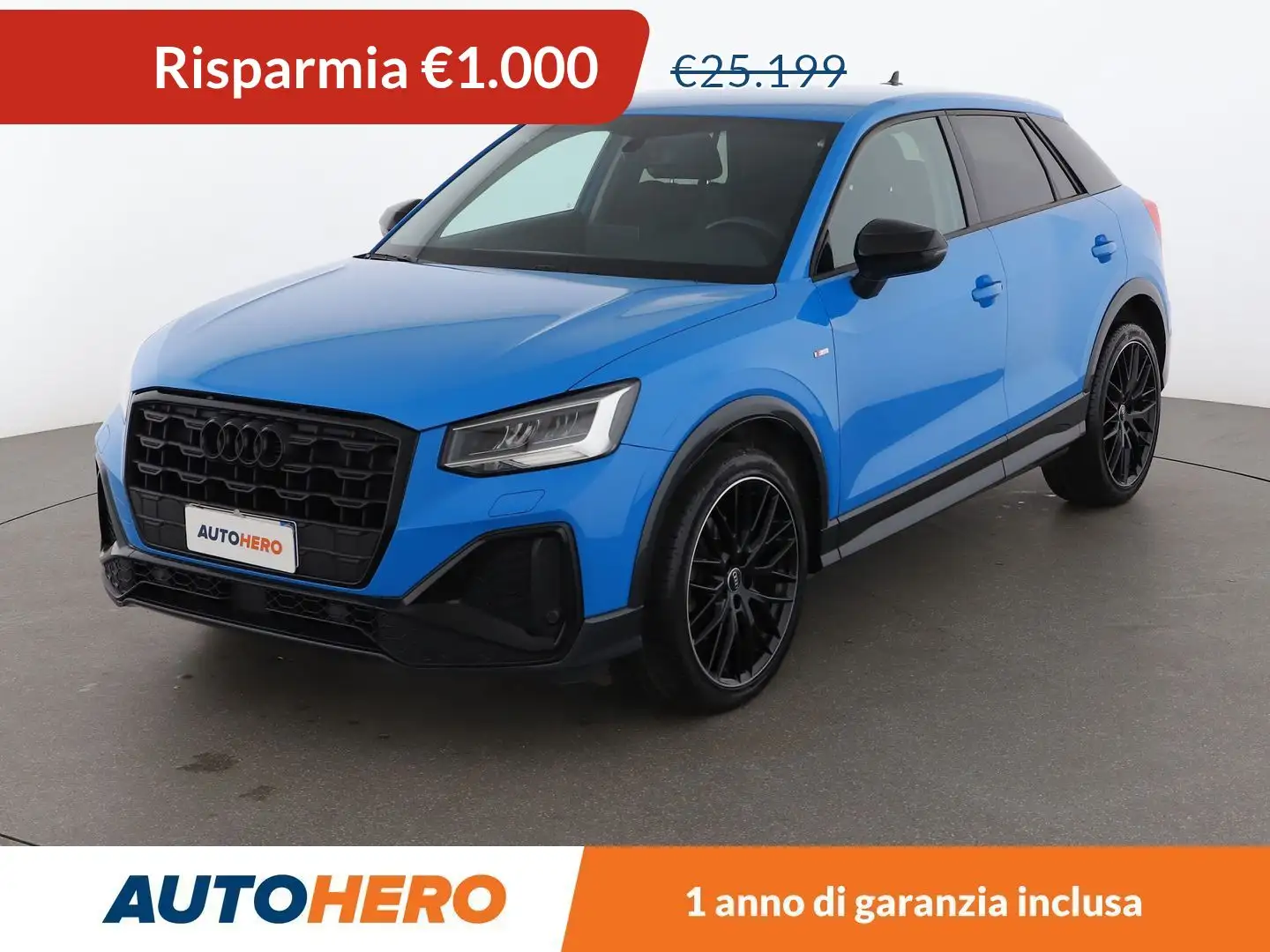 Audi Q2 35 TFSI S line Edition S tronic Bleu - 1
