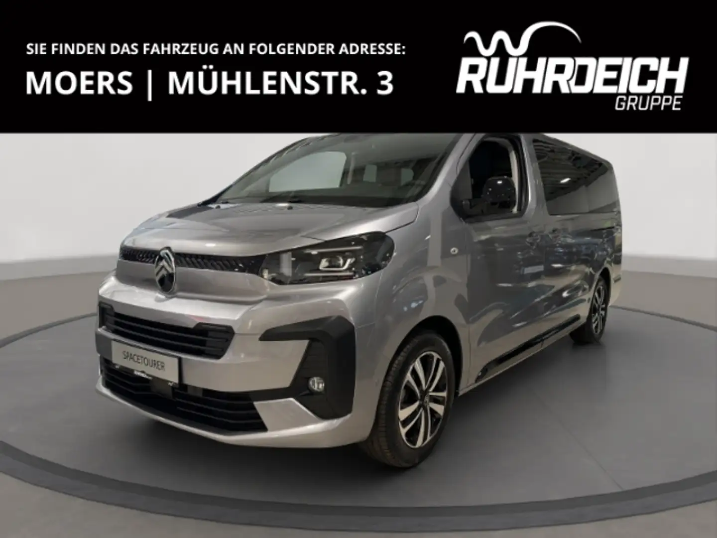 Citroen Spacetourer Max XL 8-Sitze Standheizung AHK El. Sitze+Massage Silber - 1