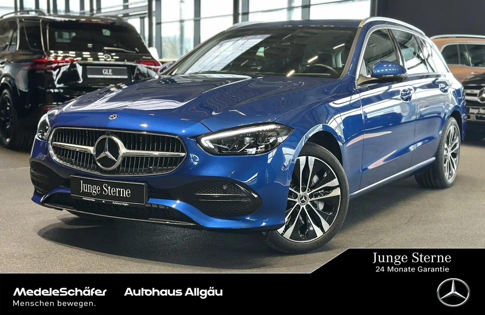 Mercedes-Benz C 300 C 300 T e Avantgarde 18" AHK Burmester 360° Memory Blu/Azzurro - 1