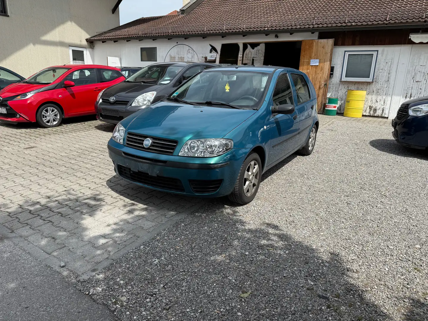 Fiat Punto 1.2 8V Active Clima-4Türer-Wr-1,5 Jahre Rüv Blau - 1