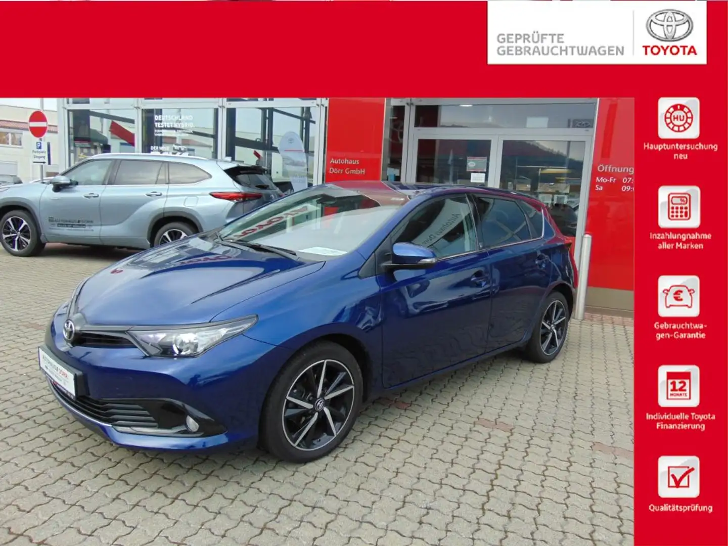 Toyota Auris 1.2 Turbo Team Deutschland Blauw - 1