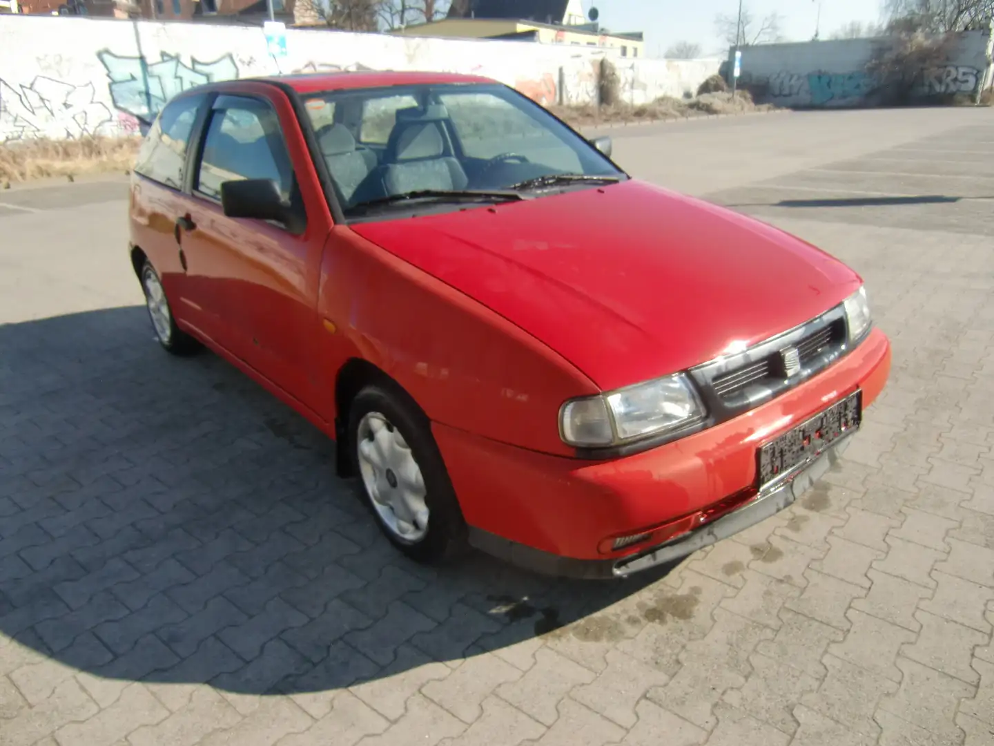 SEAT Ibiza 1.4i GLX 3trg. 2.Hand, TÜV 2/2026,Euro2,BASTLER Roşu - 1
