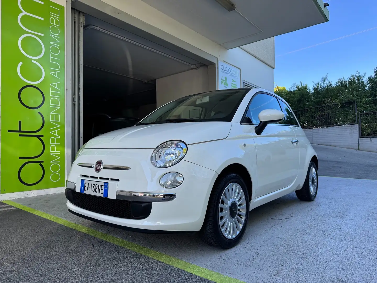Fiat 500 1.2 Lounge EURO6 GARANZIA 24MESI UNIPROPRIETA B&ME Weiß - 1