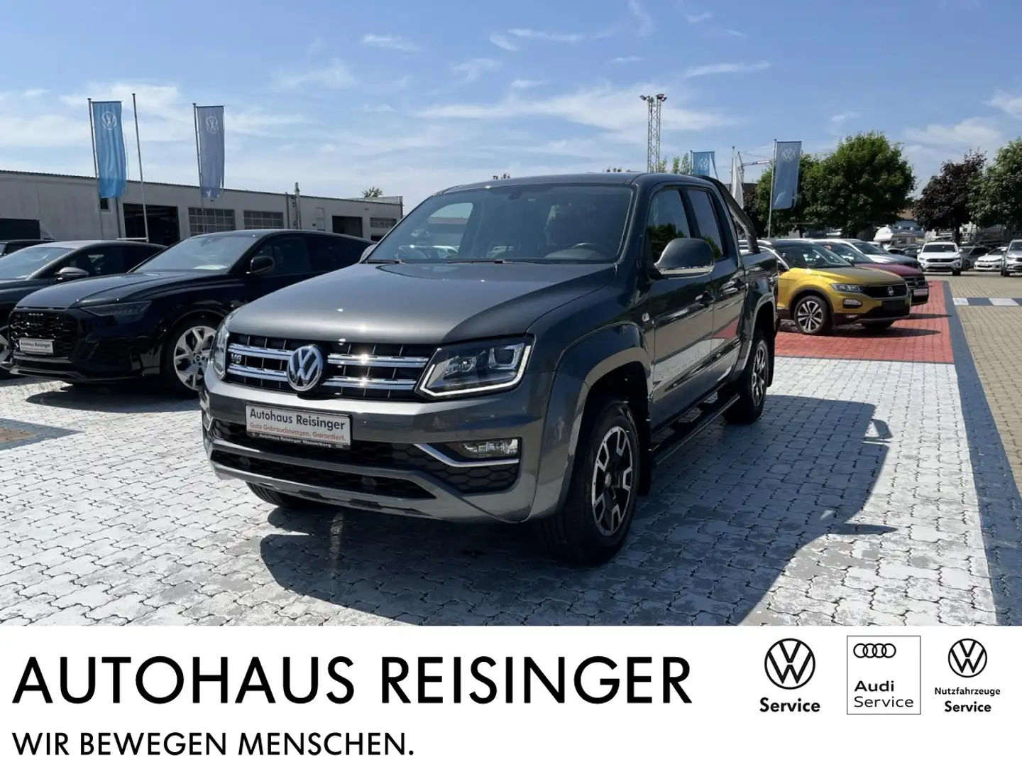 Volkswagen Amarok 2.0 TDI DSG Canyon 4Motion (AHK,Xenon,Standh.) Grau - 1