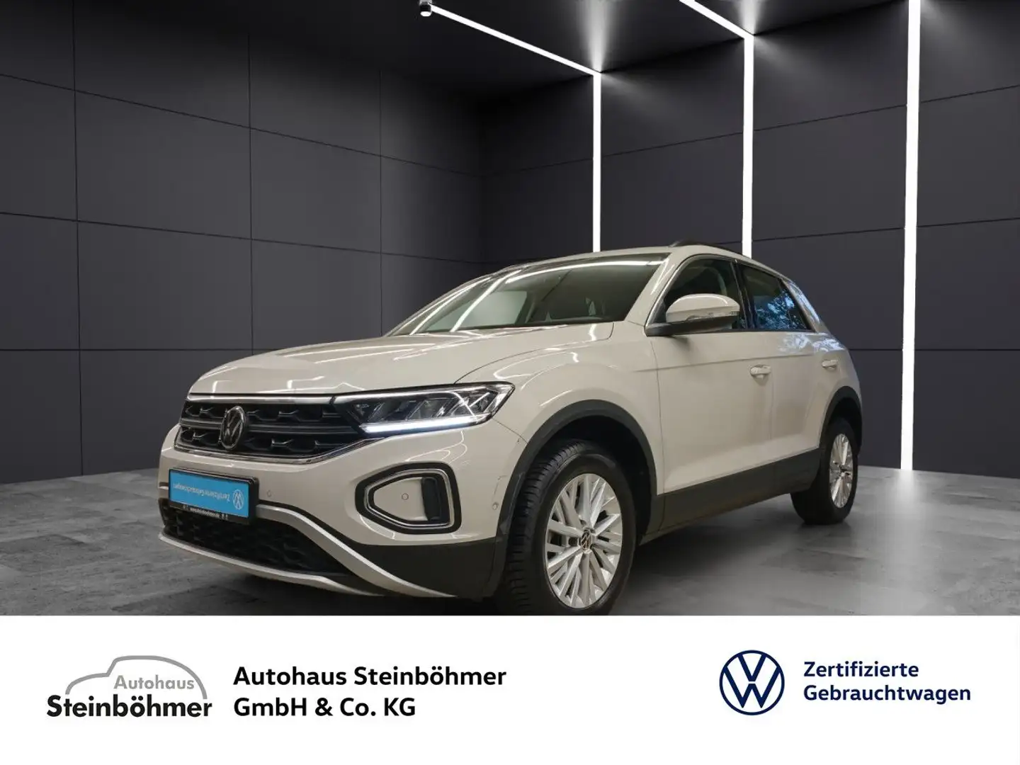 Volkswagen T-Roc 1.0 TSI Life Navi LED SHZ AppCon Bluetooth Grigio - 1