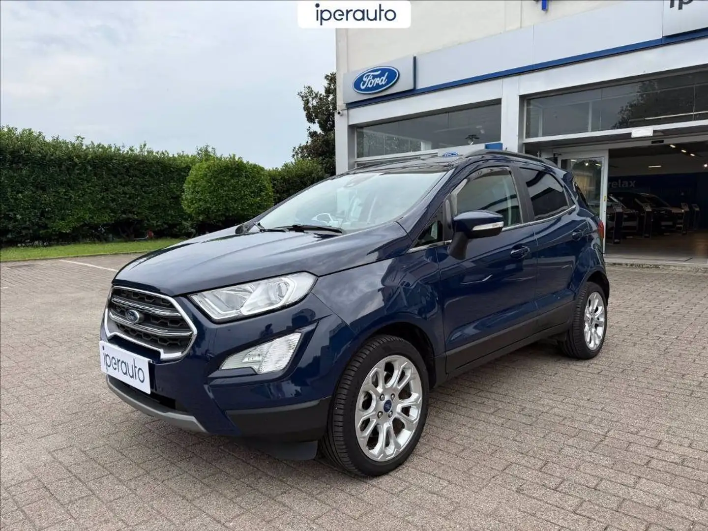 Ford EcoSport 1.0 ecoboost titanium s&s 125cv Blauw - 1
