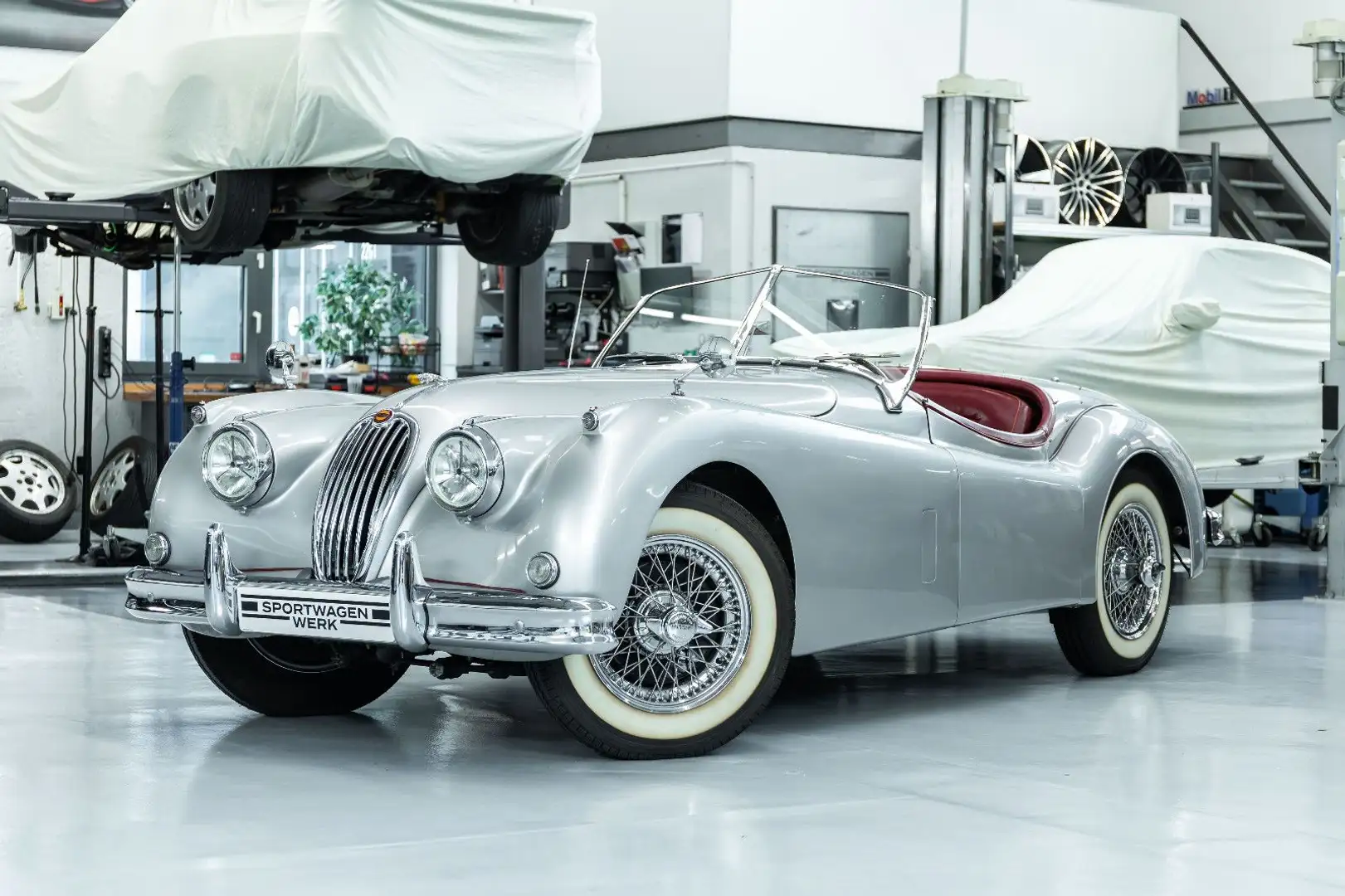 Jaguar XK 140 SE-C OTS I Top Zustand I Classic Data 2 Argent - 1