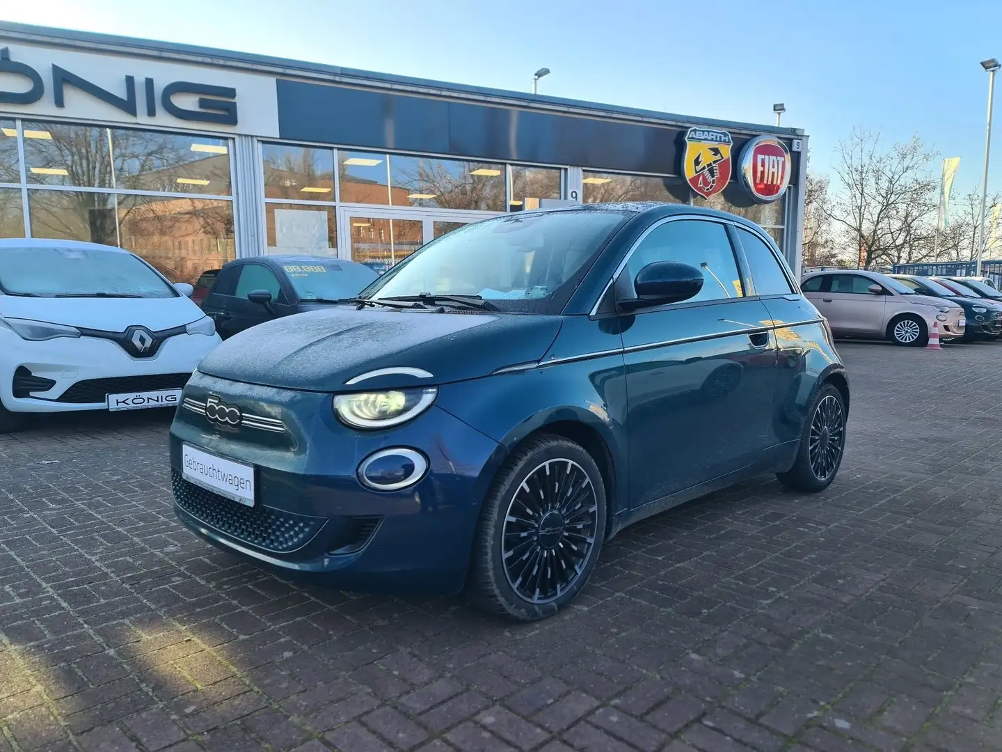 Fiat 500e La Prima by Bocelli AUTOMATIK*CCS*Allwetter Grün - 1