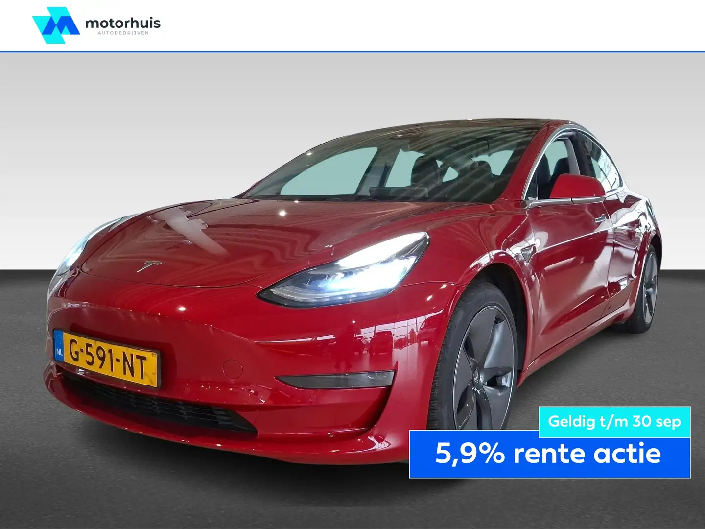 Tesla Model 3 Long-Range Dual Motor AWD Rot - 1