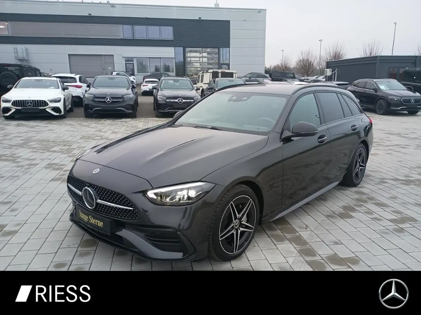 Mercedes-Benz C 220 d T AMG+AHK+Night+Distronic+Navi+Kamera Grau - 1