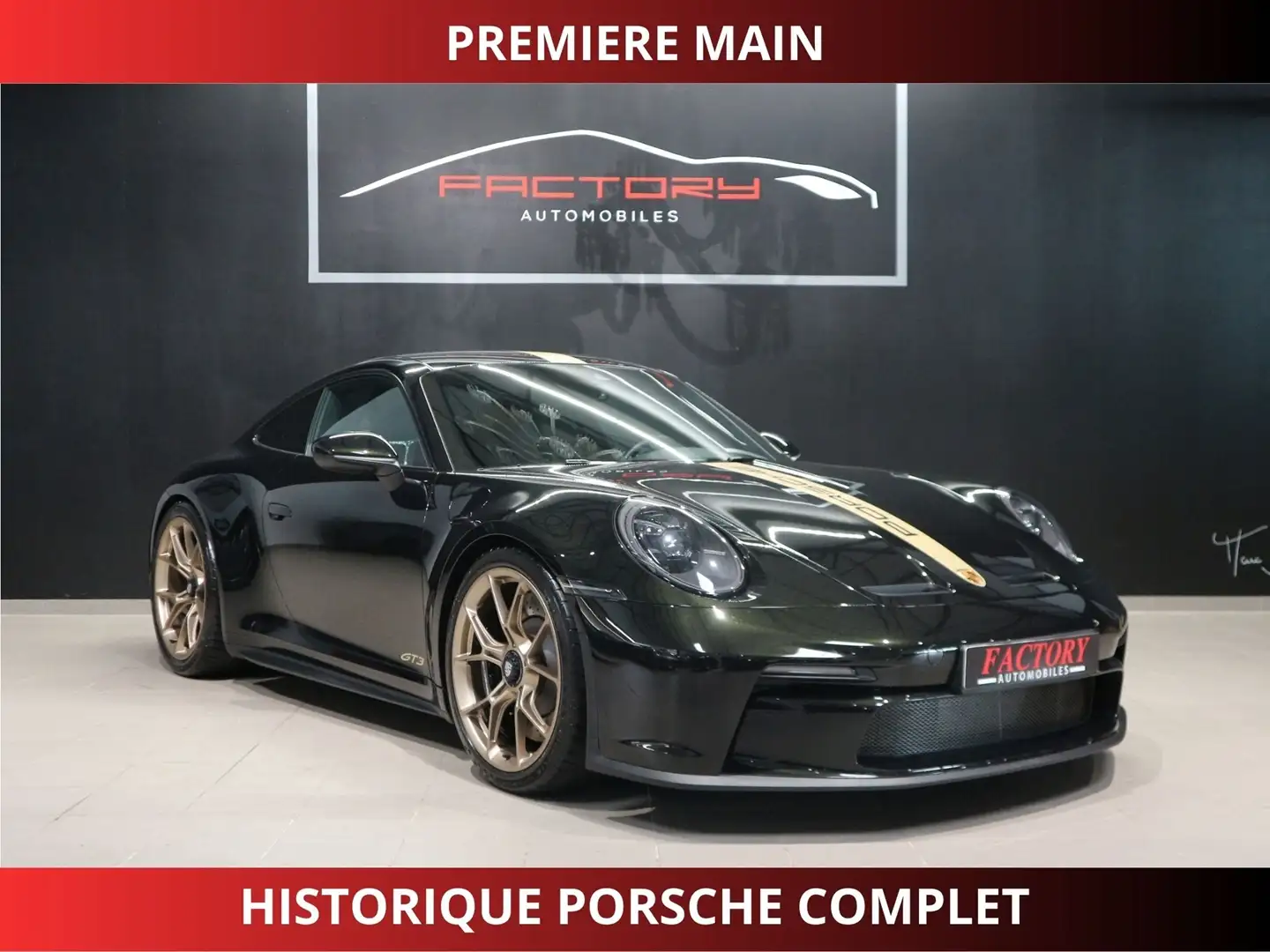 Porsche 911 (992) 4.0 510CH GT3 PACK TOURING PDK Grün - 1